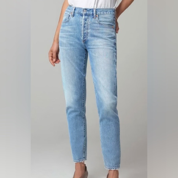 Citizens of Humanity Liya High Rise Classic Fit Crop 26 - Picture 6 of 6